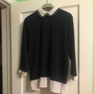 Karl Lagerfeld layered top